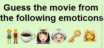 Guess The Movie From The Given Emoticons?