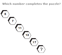 Which Number completes the puzzle