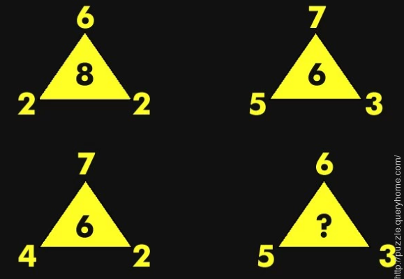 the-number-inside-the-triangle-is-connected-with-the-3-numbers-outside